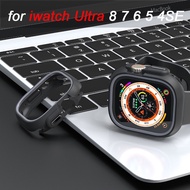 double color case For Apple Watch Ultra 49mm Silicone Bumper Case Cover Shell For iWatch SE Series 8 7 6 5 4 44mm 45mm 41mm