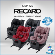 【PREMIUM RATAILER】 Recaro Salia 125 Convenient Safety Car Seat Expert Select/ Prime (From birth to 7 years) 2 Years Warranty | HUSHABUY