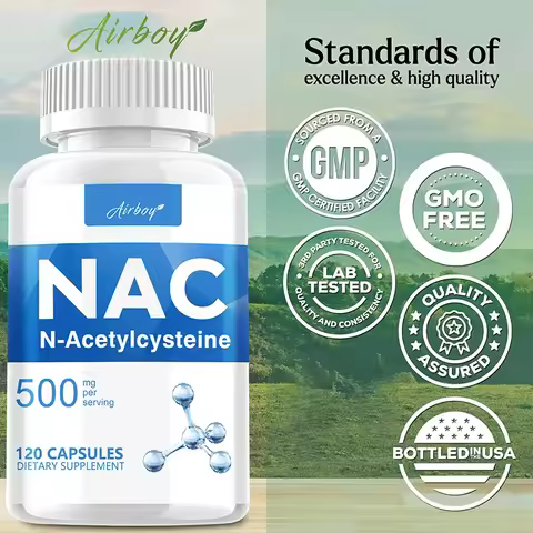 NAC - N-Acetylcysteine - Respiratory Health, Immune Health, Promote Liver and Kidney DetoxificationS