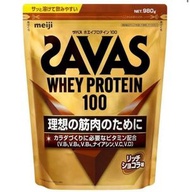 日本製Savas 明治 meiji 乳清 蛋白粉 whey protein shake 980g 濃朱古力味 維他命 維生素 健身(平行進口)
