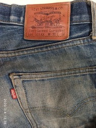 LEVIS 501 古著 BIG E 洗水牛仔褲