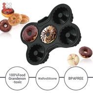 Lovoski Silicone Donut Pan Donut Making Accessories Mould for Chocolate Biscuit Cake