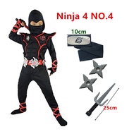 Naruto baju baby boy Ninja Cosplay Costume Boys Kids Anime  Assassin Japanese Samurai Halloween Clothing Fancy Dress Kak