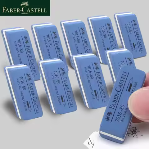 Faber Castell Natural Rubber Eraser for Gel/Ink/Ballpoint/Fountain Pen Sand Rubber Eraser Erasable S