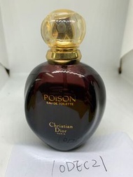 Christian Dior 50ml poison 淡香水 70%滿