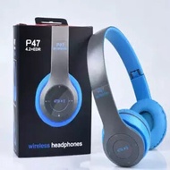 🔥พร้อมส่ง🔥P47 Wireless Headphones หูฟังบลูทูธไร้สาย