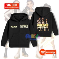 NEWEST GOLDEN HUNTRIX CHILDREN'S ZIPPER/UNISEX CHILDREN'S ZIPPER HOODIE FREE NAME