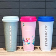 [Quality Assurance] Starbucks Water Cup Mint Green Blue White Pink Toucan Valentine's Day Stainless Steel Portable Cup Thermos Cup Mug -----Donghua Preferred Store NCX6