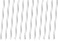 12PK Stirring Rods, Polypropylene - 11.75" x 0.28" - Rounded Ends - Eisco Labs