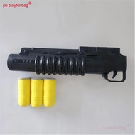 PB Playful Bag Outdoor Sports Soft Bullet M416 Sponge Foam Ball Grenade Launcher Toy Accessories QG3