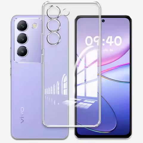 For Vivo V30 Lite 4G Case Clear Soft Silicone Phone Case For Vivo V30 SE /Vivo V40 SE Cover Shockpro