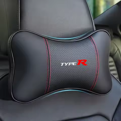 Car Ornaments Seat Headrest Auto Neck Pillow For Honda Civic Type R FL5 FK8 FK2 EP3 DC5 Integra Acco