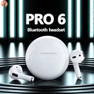 Air Pro 6 TWS Wireless Headphones with Mic Fone Bluetooth Earphones Sport Running Earpiece for Apple iPhone Xiaomi Pro6 Earbuds YK