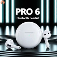Air Pro 6 TWS Wireless Headphones with Mic Fone Bluetooth Earphones Sport Running Earpiece for Apple