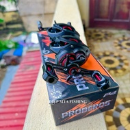 (GIVE UMBRELLA X8 + LOCK) Proberos Horizontal lure Fishing Reel - P4 - Super Light - Dragclick Sound