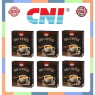 [ Stock Ready ] 6 Box CNI SBS Coffee Premix Beverage With Tongkat Ali &amp; Ginseng Extract Powder 20 Sticks x 15g