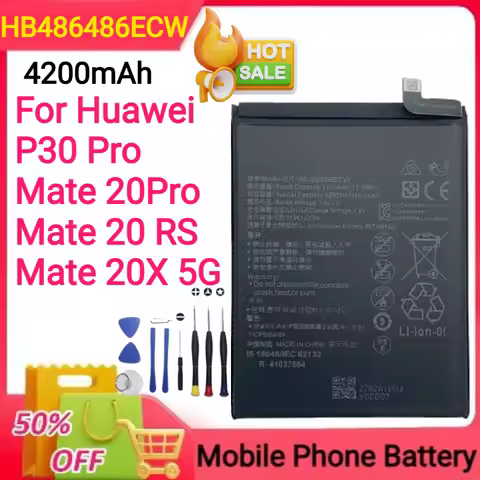 4200mAh HB486486ECW for Huawei P30 Pro Mate 20Pro 20 RS 20X 5G VOG-L29/L09/ L04/AL00 LYA-L09/L29/AL0