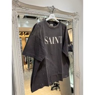 SAINT Mx6 SS26 SAINT 666 水洗复古做旧T恤男女潮