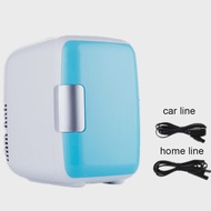 Dual-Use 4L Home Car Use Refrigerators  Mini Refrigerators Freezer Cooling Heating Box Cosmetic Frid