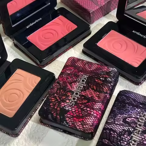 Kaleidos Blush Cruelty-Free Blush-Shape,Contour&Highlight Face with Matte Shimmery Color for Cheek F