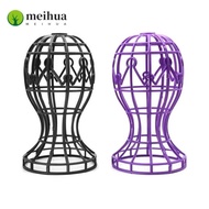 MEIHUAA Wig Head Stand Holder Foldable Wig Stand Hat Cap Wig Stand Storage Rack