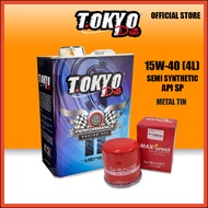 Tokyo Drift 15W40 (METAL TIN) Engine Oil Semi Synthetic API SP 4L 5L