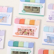 Techo Sticky Note Space Series 100pcs Index Memo Pad Note Paper School Office Journal Planner糖果空间