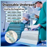 【Dipsy.co】Hospital Use Pelapik Katil Hosp Underpad Disposable Cotton Underpads 5 Layers With Superfast Absorbant Polymer