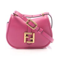 【二手】Fendi FENDI Camon Nano 7AS219 粉紅皮革女單肩包