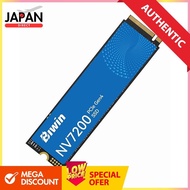 Biwin NV7200 1TB SSD NVMe2.0 M.2 Type 2280 PCIe Gen4×4  Maximum Read: 7200MB/s (R:7200MB/s, W:6200MB