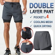 ROOFLESS Running Pants Seluar Running Lelaki Running Pants Men Running Shorts Men Marathon Shorts Se