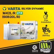 [Installation Provided] Varta M42 60B20L /R EFB Auto Start Stop Battery Bateri Kereta New Perodua My