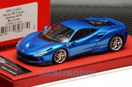 Ready Stock BBR 1/43 Ferrari Ferrari F8 Tributo Deluxe Leather Base Series Display