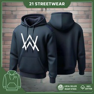 🔥100% Cotton🔥 Alan Walker Baju Hoodie Lelaki Jaket Lelaki Jaket Perempuan 200GSM Hoodie Man Hoodie W