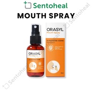 ORASYL Orange Mouth Spray 50 ml [EXP: FEB 2028] (Contains Povidone-Iodine)