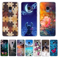 A6-Warm Color theme soft CPU Silicone Printing Anti-fall Back CoverIphone For Samsung Galaxy a6 2018/a8 2018/a8 2018 plus/j6 2018/s9