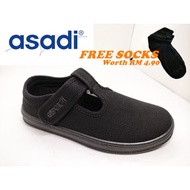 ASADI 6545 Kasut Hitam Perempuan/ ASADI Female Black Shoes