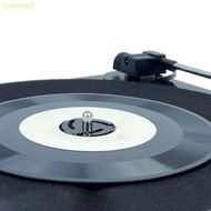 Crescent2 LP45 Turntable Stabilizers Adapter Secure Playbacks ABS 45RPM Record Adapter