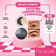 FOCALLURE Two-In-Perfect Eyebrow Cream & Concealer FA-E73