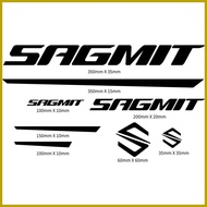 ☌ ☢ ◊☜ SAGMIT Sticker Decal Vinyl Bike Frame for Mountain Bike, Road Bike, Fixie