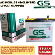 Aki Mobil Grand Livina/Corolla Series/Honda City/Travela/Karimun/Baleno/Capella GS NS60L 45 Ampere