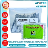 VITA CHICKS 100 GRAM 1 ECO BOX (11 SACHETS) - Vitamin Growth for CHICKS, Doc, and Poultry Vita CHICK