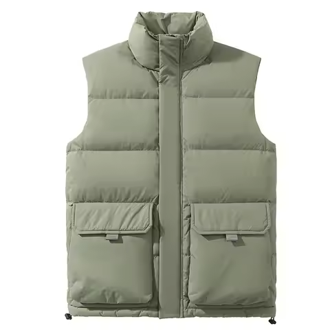 90 New Standard Down Jacket - Men's and Women's Matching Down Vest, Warm Coat, Sleeveless Down Jacke
