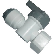 1/2" o.d. to 1/2" Female Thread Shut Off Valve Adapter Tube Fitting,quick connector push to connect 