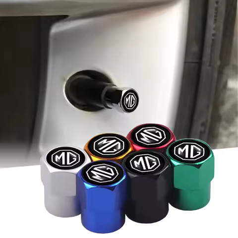 4Pcs Car Tire Valve Stem Caps Dustproof Cover Auto Accessories For MG ZS GS MG3 MG5 MG6 EHS EZS Hect
