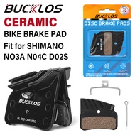 BUCKLOS Bike Hydraulic Brake Pad for M7120 M8120 M9120MTB Disc Brake Pads Ceramic Road Bicycle Brake