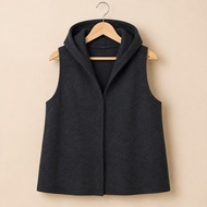 Eileen Fisher Hooded Vest