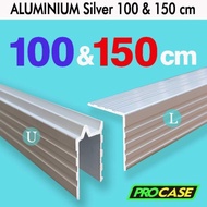 DAPATKAN PROMO TERBARU Aluminium L &amp; U ( 1 &amp; 15 cm )