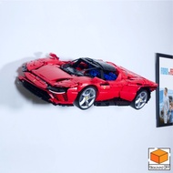 Wall Mount For Lego Technic Ferrari Daytona SP3 (42143) (2 In 1)