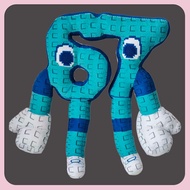 25cm STEAL A BRAINROT Blue No. 67 Plush Toy Cute House Dolls Game Surrounding Blue No. 67 Toys Soft 